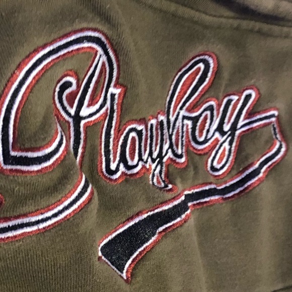 ULTRA RARE ORIGINAL PLAYBOY VARSITY JACKET SWEATER - Picture 5 of 8